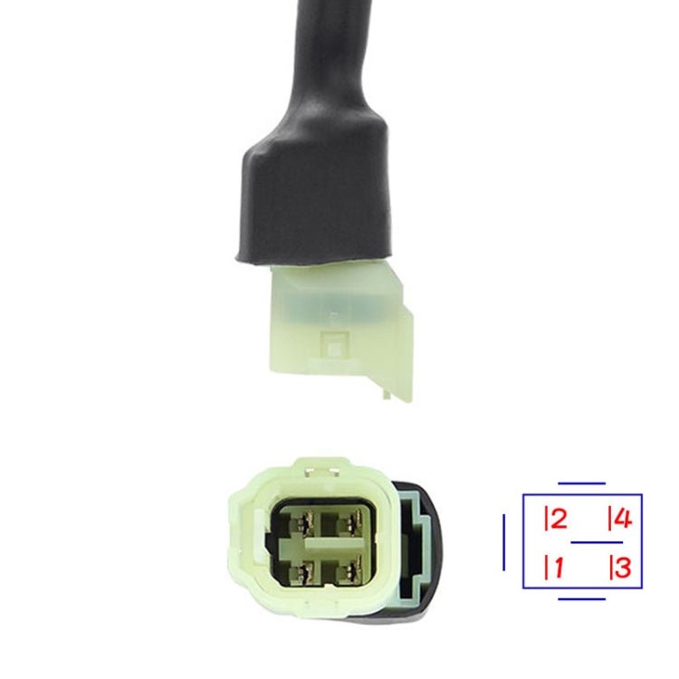 US Warehouse Motorcycle OBD 16PIN Female to 4PIN Connector Cable for Honda, 16PIN to 4PIN - ORIWHIZ