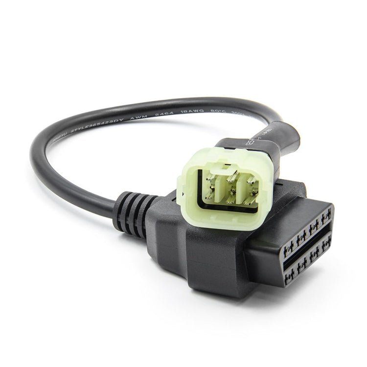 US Warehouse Motorcycle OBD 16PIN Female to 6PIN Connector Cable for KTM, 16PIN to 6PIN, 16PIN Female to 6PIN - ORIWHIZ