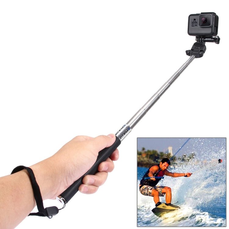 US Warehouse PULUZ 53 in 1 Accessories Total Ultimate Combo Kits (Chest Strap + Suction Cup Mount + 3 - Way Pivot Arms + J - Hook Buckle + Wrist Strap + Helmet Strap + Extendable Monopod + Surface Mounts + Tripod Adapters + Handlebar Mount) for GoPro - ORIWHIZ