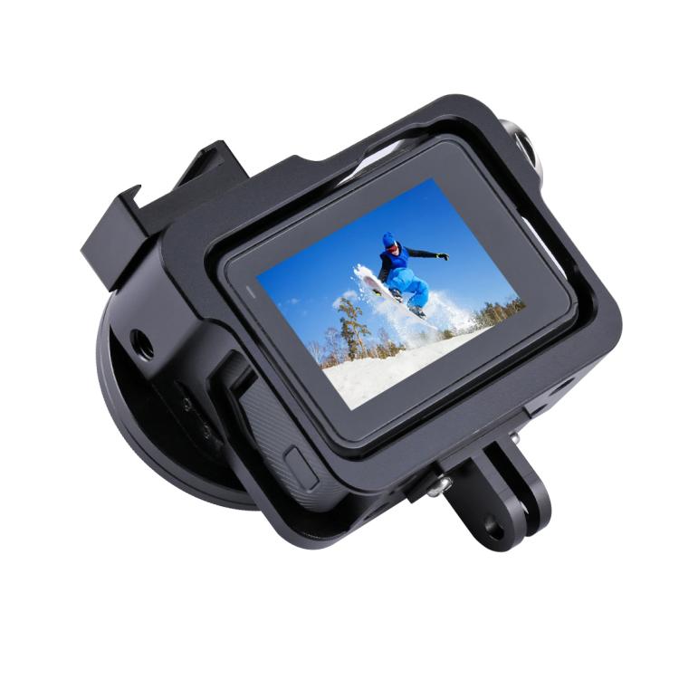 US Warehouse PULUZ Housing Shell CNC Aluminum Alloy Protective Cage with 52mm UV Lens for GoPro HERO(2018) /7 Black /6 /5, For HERO6 /5 No Frame UK Stock, For HERO6 /5 No Frame US Stock, For HERO6 /5 No Frame AE Stock, For HERO6 /5 No Frame - ORIWHIZ