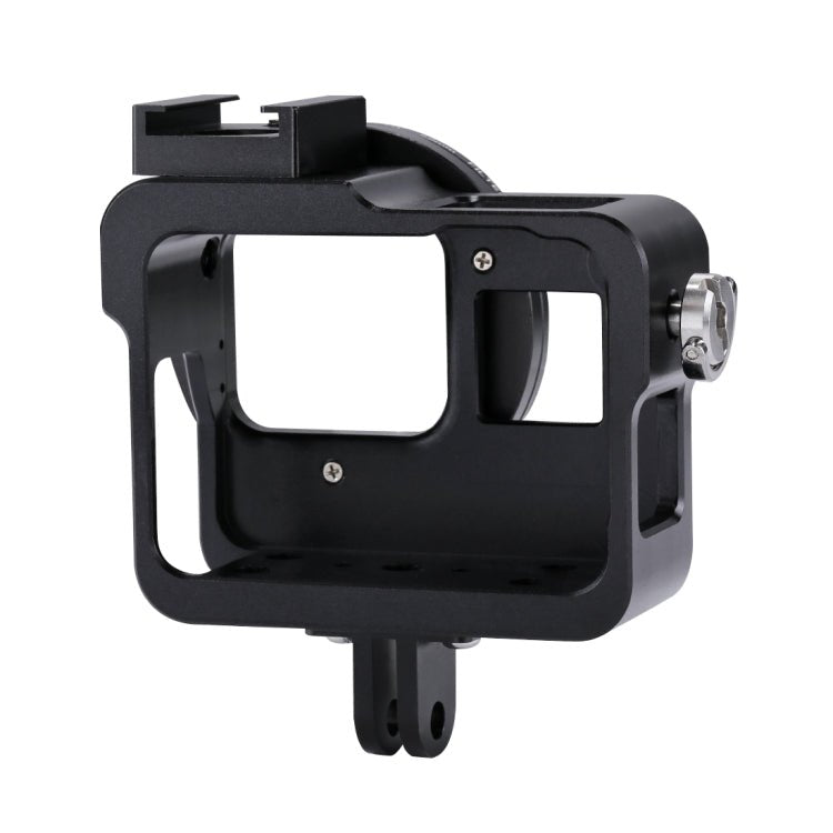 US Warehouse PULUZ Housing Shell CNC Aluminum Alloy Protective Cage with 52mm UV Lens for GoPro HERO(2018) /7 Black /6 /5, For HERO6 /5 No Frame UK Stock, For HERO6 /5 No Frame US Stock, For HERO6 /5 No Frame AE Stock, For HERO6 /5 No Frame - ORIWHIZ
