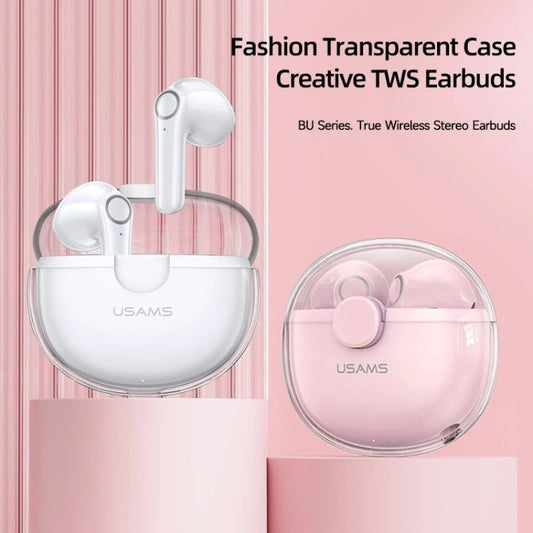 USAMS BU12 TWS Half In - Ear Bluetooth 5.1 Wireless Earphones, USAMS BU12 - ORIWHIZ