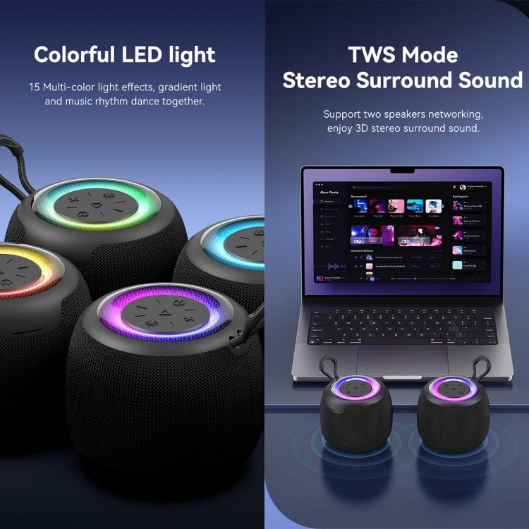 USAMS US - YX014 Yinya Series Mini Wireless Bluetooth Speaker, US - YX014 - ORIWHIZ