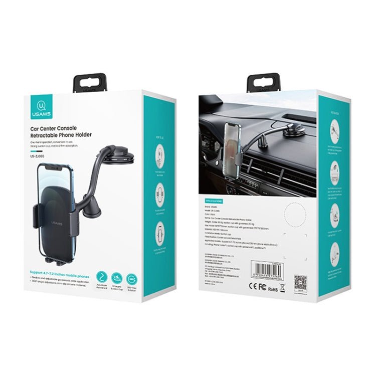 USAMS US - ZJ065 Car Center Console Windshield Mobile Phone Holder, ZJ065 - ORIWHIZ
