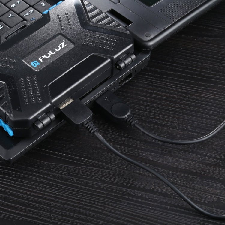 USB 2.0 AF to Micro - B + USB 2.0 OTG Cable for Samsung Galaxy Note III / N9000, with Power, Length: 24cm (Black) - ORIWHIZ