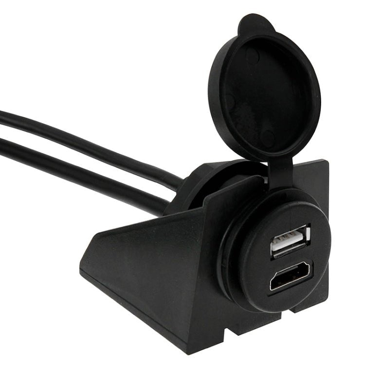 USB 2.0 & HDMI (Type - A) Male to Female Extension Cable, Length: 2m, USB 2.0 & HDMI (Type - A) Male to Female - ORIWHIZCar Replacement PartsDIY CablesIn Car