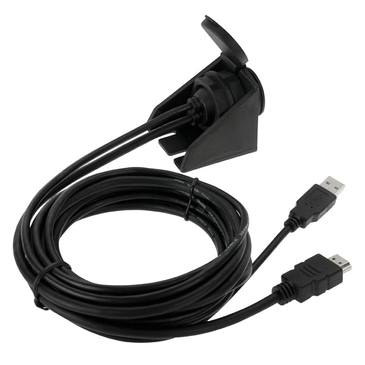 USB 2.0 & HDMI (Type - A) Male to Female Extension Cable, Length: 2m, USB 2.0 & HDMI (Type - A) Male to Female - ORIWHIZCar Replacement PartsDIY CablesIn Car