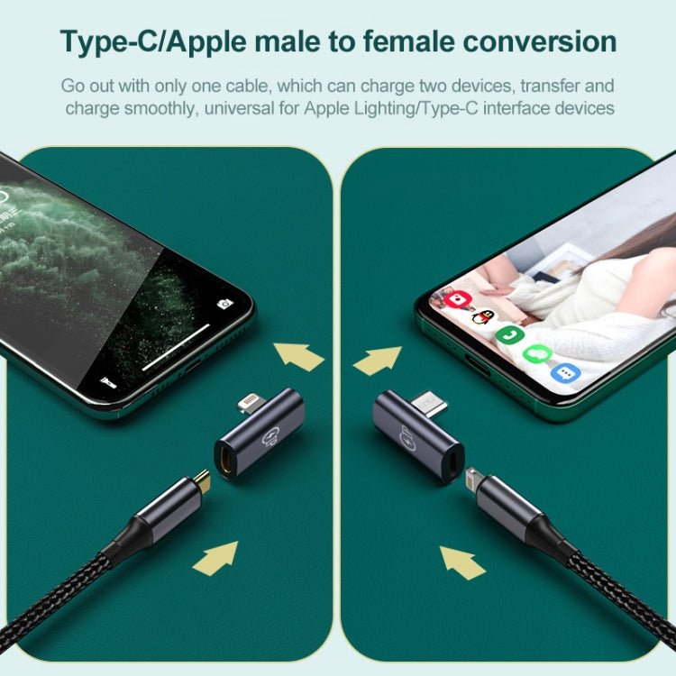 USB 3.1 Type - C Male to USB 3.1 Type - C Female Elbow Adapter, USB 3.1 Type - C Male to USB 3.1 Type - C Female - ORIWHIZ