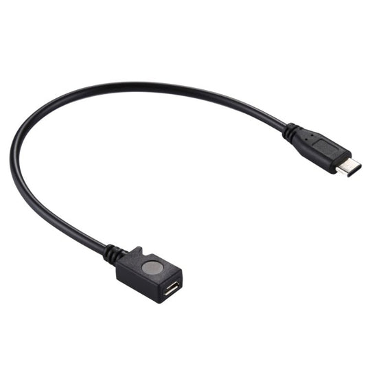 USB - C / Type - C 3.0 Male to Micro USB Female Cable Adapter, Length: 29cm - ORIWHIZ