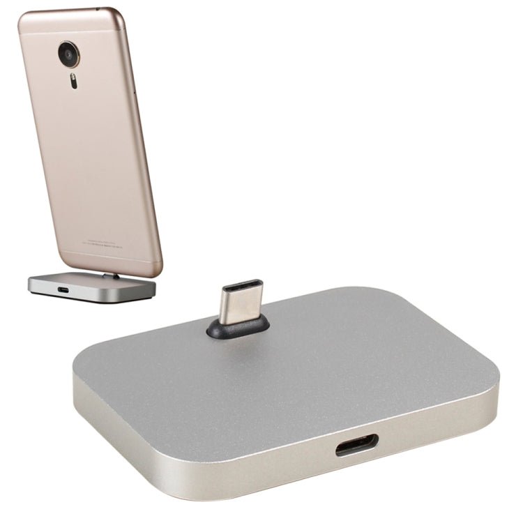 USB - C / Type - C Aluminum Alloy Desktop Station Dock Charger - ORIWHIZ