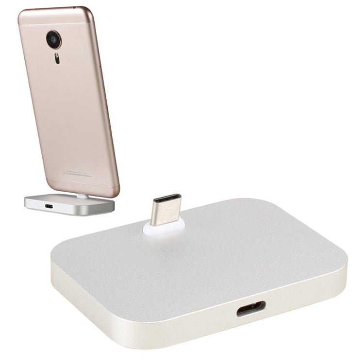 USB - C / Type - C Aluminum Alloy Desktop Station Dock Charger - ORIWHIZ