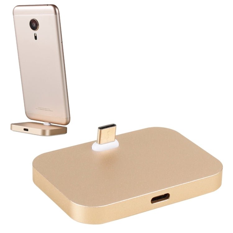 USB - C / Type - C Aluminum Alloy Desktop Station Dock Charger - ORIWHIZ
