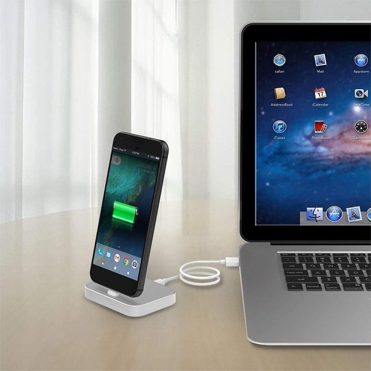 USB - C / Type - C Aluminum Alloy Desktop Station Dock Charger - ORIWHIZ