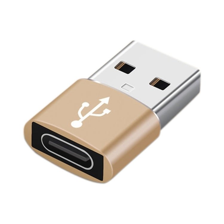 USB - C / Type - C Female to USB 2.0 Male Aluminum Alloy Adapter, Support Charging & Transmission, USB 2.0 - ORIWHIZ