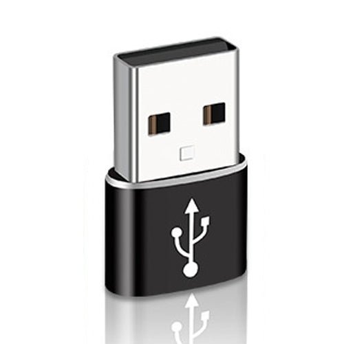 USB - C / Type - C Female to USB 2.0 Male Aluminum Alloy Adapter, Support Charging & Transmission, USB 2.0 - ORIWHIZ