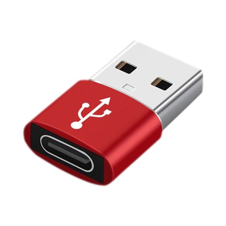 USB - C / Type - C Female to USB 2.0 Male Aluminum Alloy Adapter, Support Charging & Transmission, USB 2.0 - ORIWHIZ