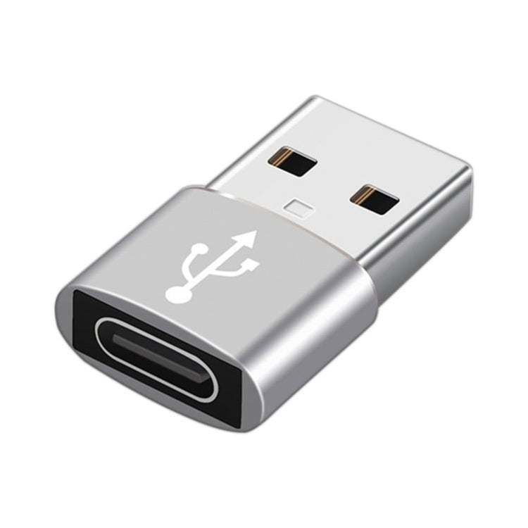 USB - C / Type - C Female to USB 2.0 Male Aluminum Alloy Adapter, Support Charging & Transmission, USB 2.0 - ORIWHIZ