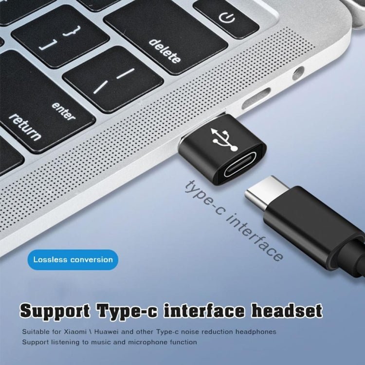 USB - C / Type - C Female to USB 2.0 Male Aluminum Alloy Adapter, Support Charging & Transmission, USB 2.0 - ORIWHIZ