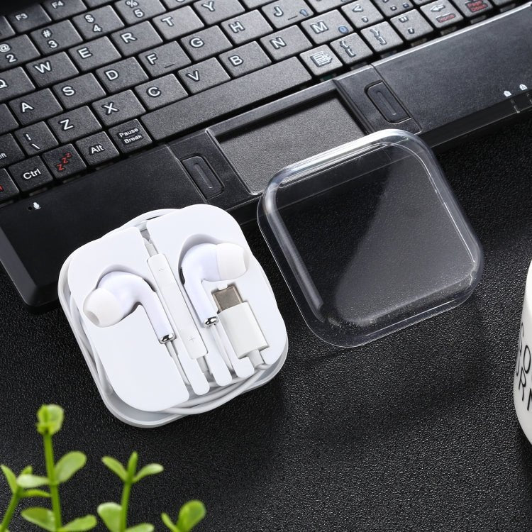 USB - C / Type - C In - ear Wired Earphone with Mic, Not For Samsung Phones, Cable Length: about 1.2m, Type - C - ORIWHIZ