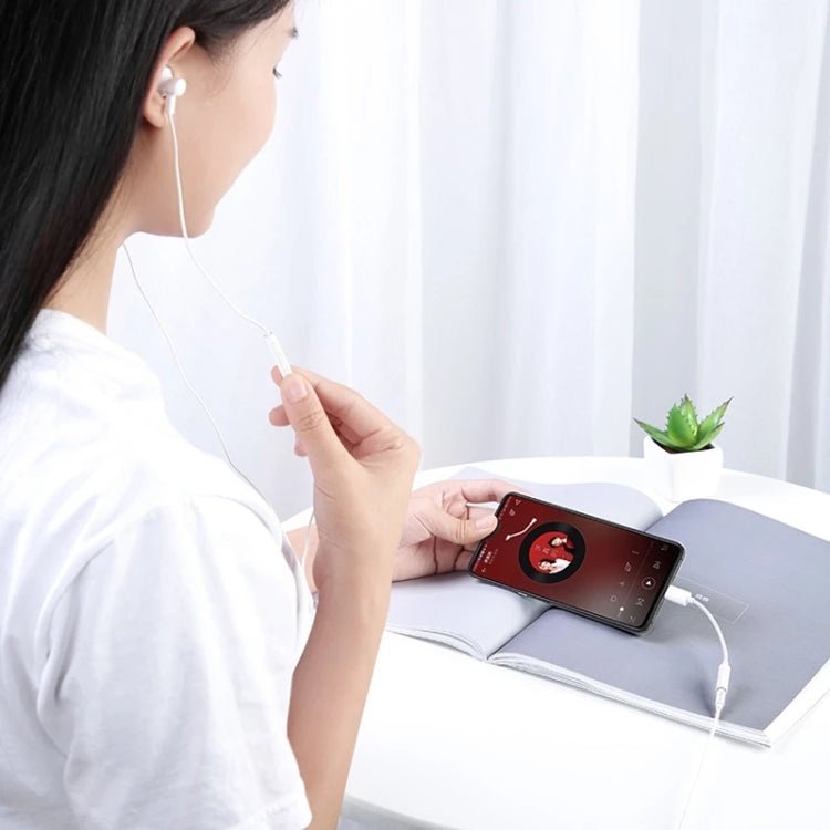 USB - C / Type - C Male to 3.5mm Female Audio Adapter Cable, For Galaxy Note 10+ - ORIWHIZ