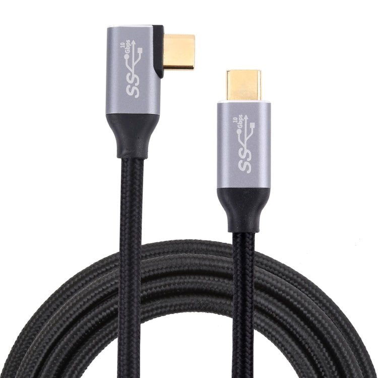 USB - C / Type - C Male to USB - C / Type - C Elbow Transmission Data Cable, 0.5m, 1m, 1.5m, 2m, 3m - ORIWHIZ