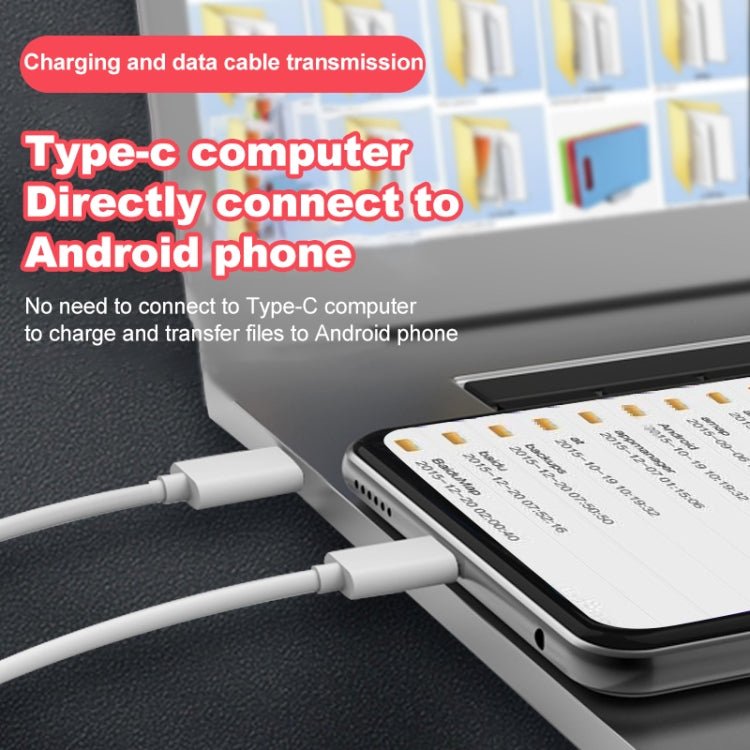 USB - C / Type - C to Micro USB Charging Data Cable, Length: 1m, Type - C to Micro USB - ORIWHIZ