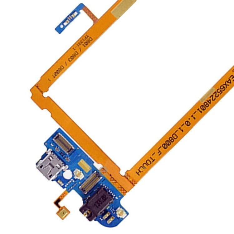 USB Charging Connector Port Flex Cable & Earphone Audio Jack Flex Cable & Microphone Flex Cable for LG G2 / D800 / D801 / D803 / D800T, For G2 / D800 - ORIWHIZ
