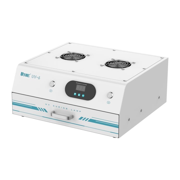 Uyue UV - 6 15 inch Double Timing Intelligent Curing Lamp Mechanic for Phone / Pad, EU Plug, US Plug - ORIWHIZ
