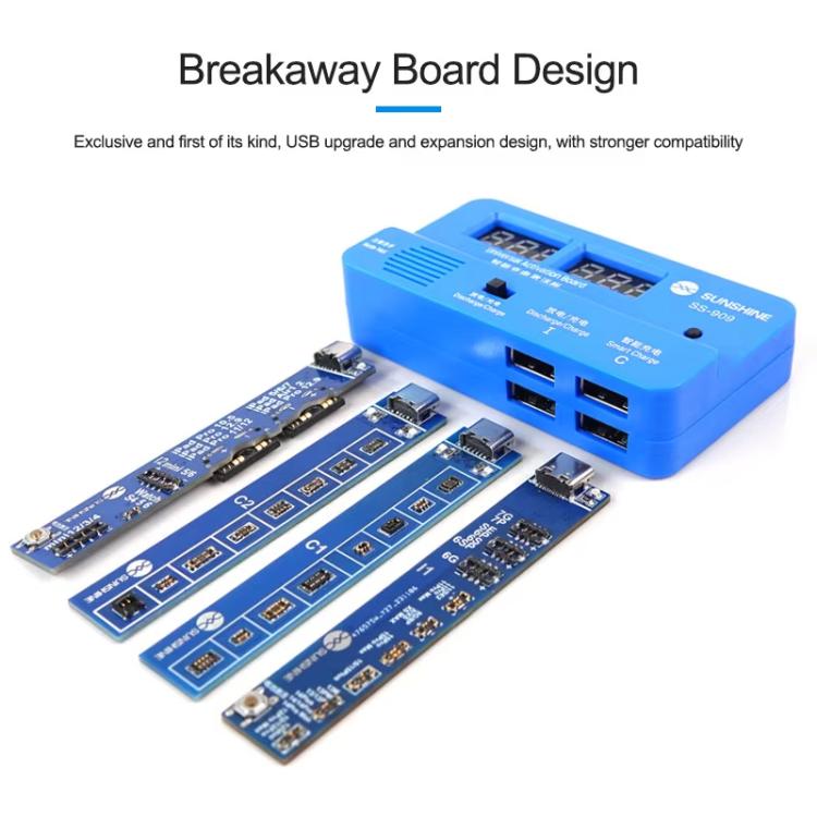 V9.0 Universal Battery Activation Board Quick Charge Maintenance Line For IPhone Android Repair Test Board Tool, SUNSHINE SS - 909 - ORIWHIZ