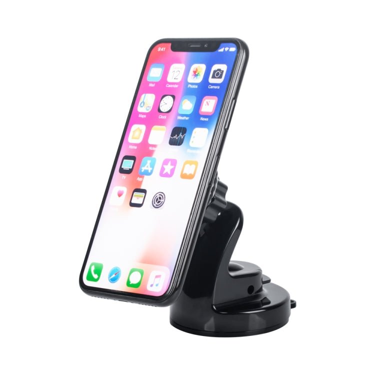 Vehicle Mobile Phone Holder Instrument Panel Adhesive Suction Cup, Black, Black + Red - ORIWHIZ