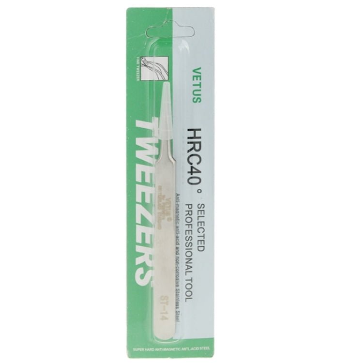 VETUS ST - 14 Stainless Steel Tweezers, ST - 14 - ORIWHIZ