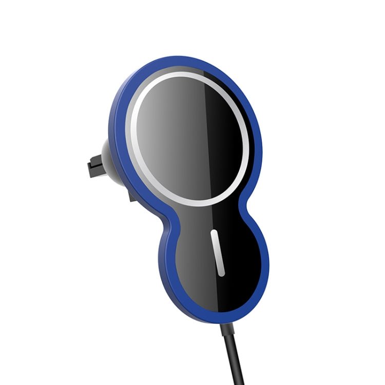 W34 Inverted Gourd - shaped Magnetic Car Wireless Charger Mobile Phone Holder - ORIWHIZ