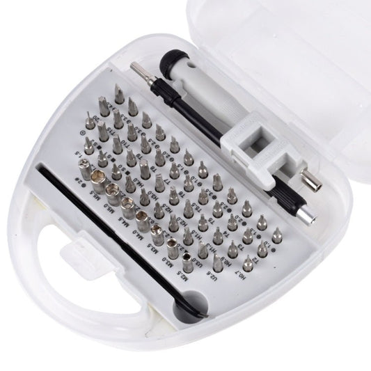 Weeks 58 in 1 Chrome Vanadium Steel Mobile Phone Repair And Disassembly Tool Screwdriver Set, 58 in 1 - ORIWHIZ