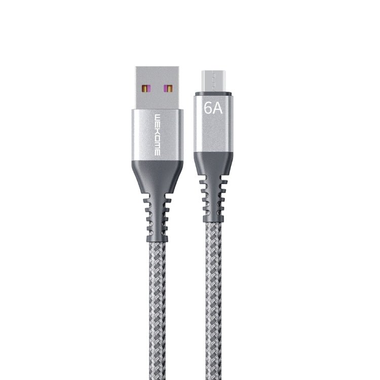 WEKOME WDC - 169M Raython Series 6A USB to Micro USB Fast Charge Data Cable, Length: 1m - ORIWHIZ