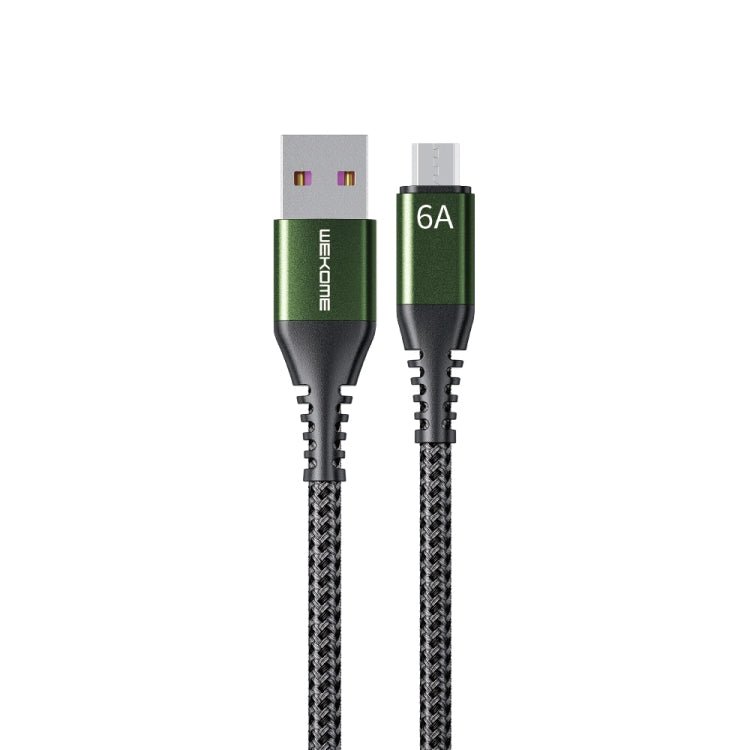 WEKOME WDC - 169M Raython Series 6A USB to Micro USB Fast Charge Data Cable, Length: 1m - ORIWHIZ