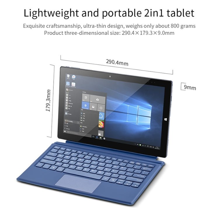 Windows 10 System, Intel Gemini Lake N4120 Quad Core Up to 2.6GHz, with Keyboard & Stylus Pen, Support Dual Band WiFi & Bluetooth & Micro SD Card, 8GB+128GB+128GB - ORIWHIZ