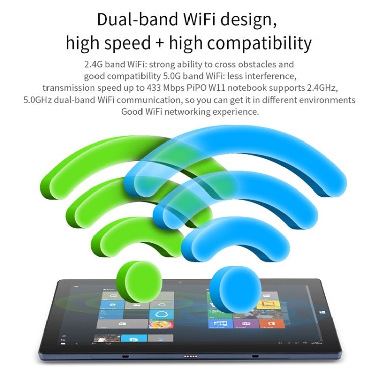 Windows 10 System, Intel Gemini Lake N4120 Quad Core Up to 2.6GHz, with Keyboard & Stylus Pen, Support Dual Band WiFi & Bluetooth & Micro SD Card, 8GB+128GB+128GB - ORIWHIZ