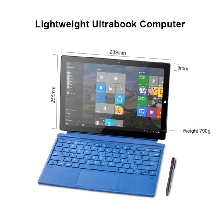 Windows 10 System, Qualcomm Snapdragon 850 Octa Core up to 2.96GHz, with Keyboard & Stylus Pen, Support Dual SIM & Dual Band WiFi & Bluetooth & GPS, US Plug, 8GB+256GB with Keyboard & Stylus Pen - ORIWHIZ