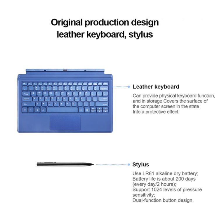 Windows 10 System, Qualcomm Snapdragon 850 Octa Core up to 2.96GHz, with Keyboard & Stylus Pen, Support Dual SIM & Dual Band WiFi & Bluetooth & GPS, US Plug, 8GB+256GB with Keyboard & Stylus Pen - ORIWHIZ
