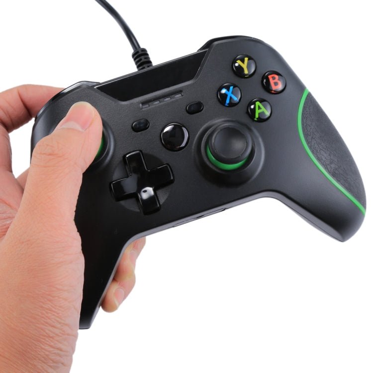 Wired USB Game Controller Gamepad for XBOX ONE Console / PC / Laptop, Cable Length: About 2.1m, HSY - 008 (Black), HSY - 008 - ORIWHIZMicroSoft AccessoriesMicroSoft Accessories GamepadToys & Hobbies