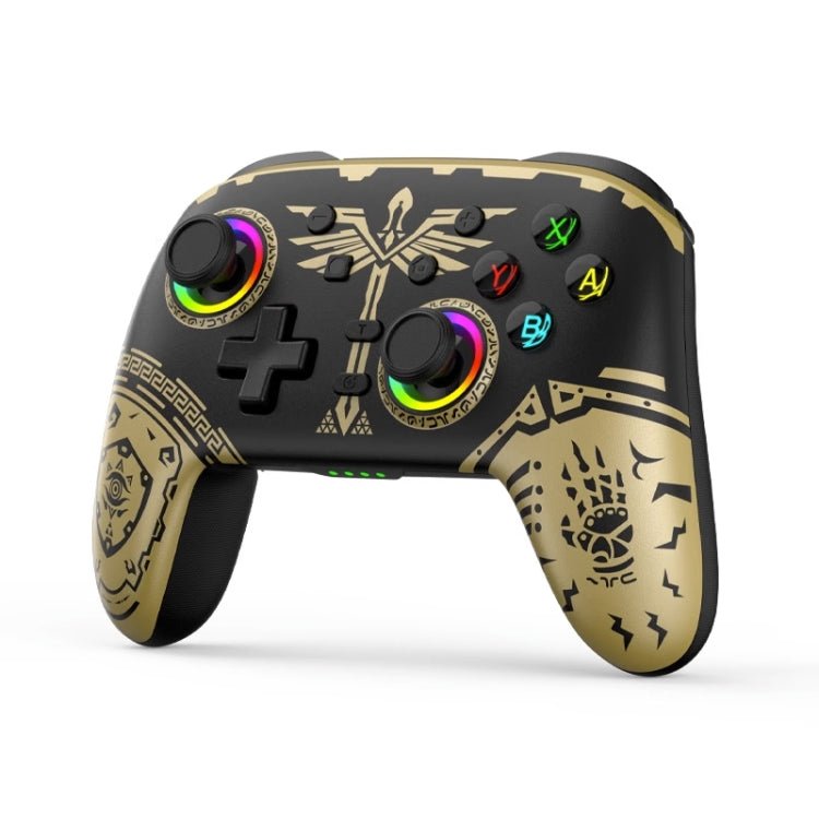 Wireless Bluetooth Somatosensory Vibration Gamepad for Nintendo Switch/Switch PRO, Black Gold, White Green, Black, White - ORIWHIZNintendo AccessoriesNintendo Accessories GamepadsToys & Hobbies