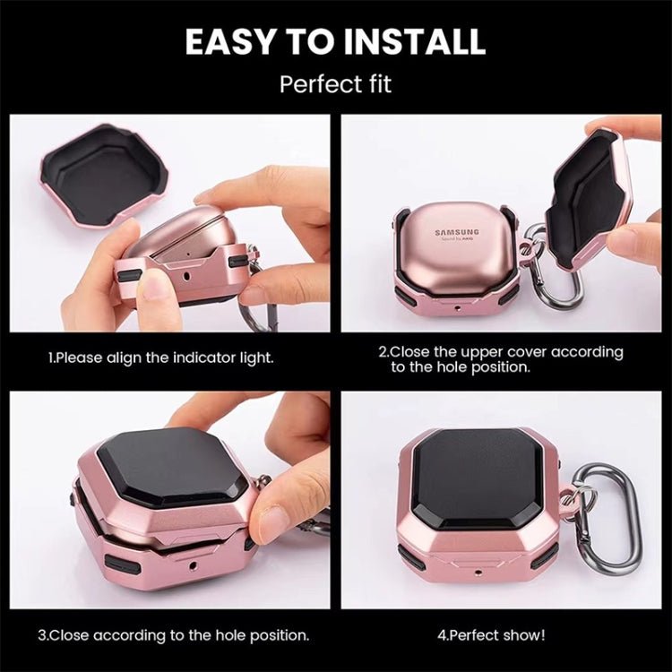 Wireless Earphones Thunder Battlegear Anti - fall Protective Case with Hook Up For Samsung Galaxy Buds Live - ORIWHIZ