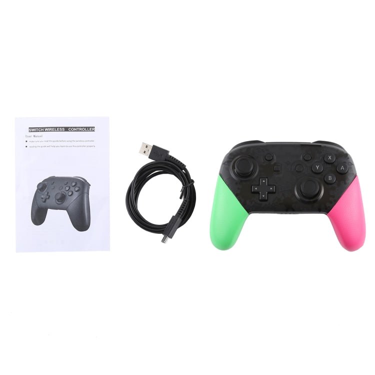 Wireless Game Pro Controller With Screenshot Vibration Function for Nintendo Switch(Green Pink), For Nintendo - Switch (Green Pink) - ORIWHIZNintendo AccessoriesNintendo Accessories GamepadsToys & Hobbies