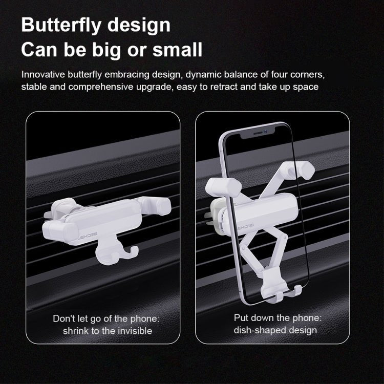 WK WA - S41 iDeal Series Car Gravity Bracket Car Air Outlet FoldingMobile Phone Holder Bracket, WA - S41 - ORIWHIZ