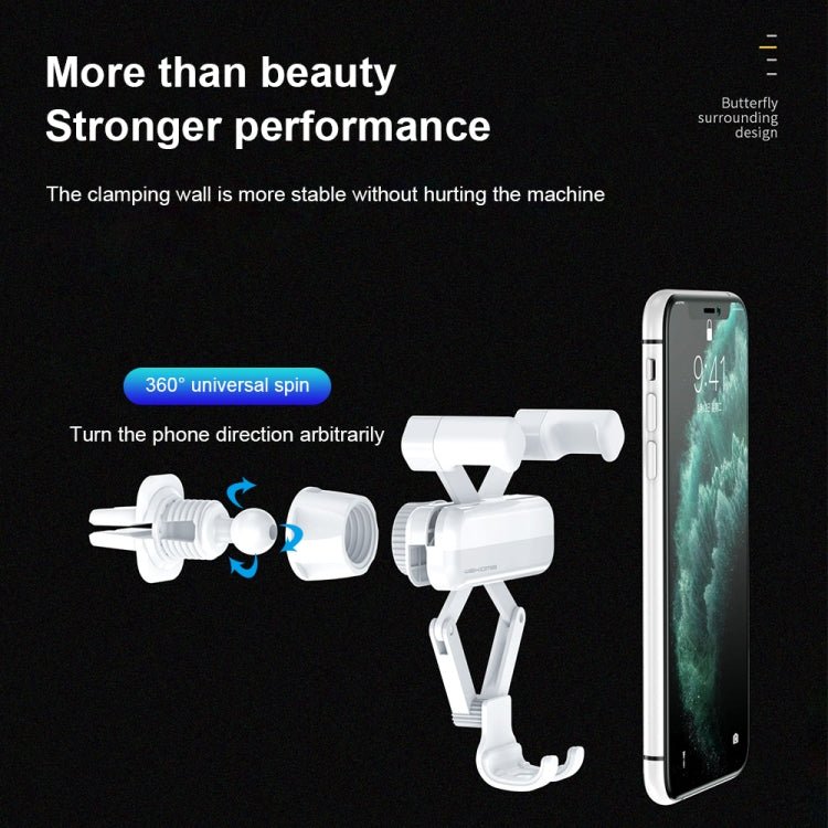 WK WA - S41 iDeal Series Car Gravity Bracket Car Air Outlet FoldingMobile Phone Holder Bracket, WA - S41 - ORIWHIZ