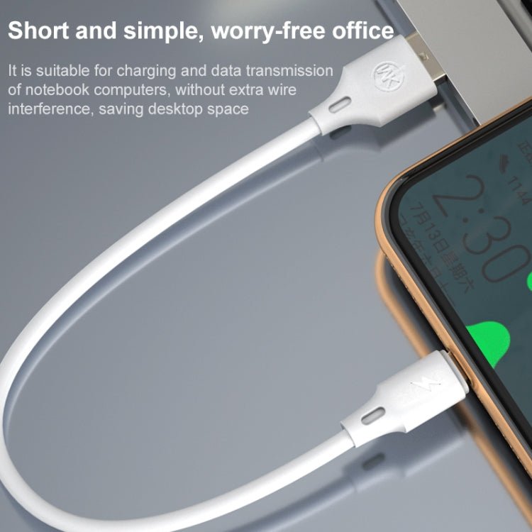 WK WDC - 105m 2.4A Micro USB Full Speed Pro Charging Data Cable, Length: 25cm, Micro - ORIWHIZ