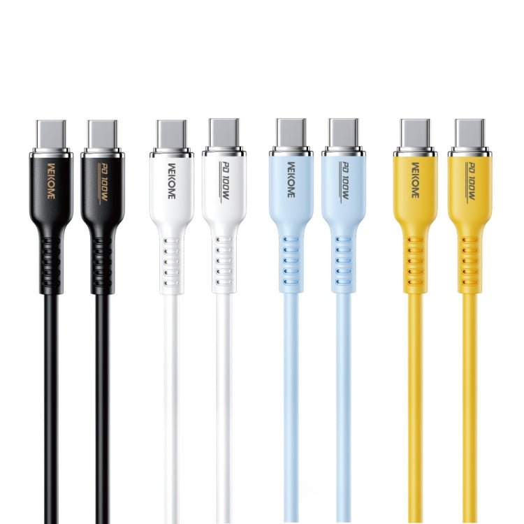 WK WDC - 11 100W USB - C/Type - C to USB - C/Type - C Silicone Data Cable, Length: 1.2m, WDC - 11 - ORIWHIZ