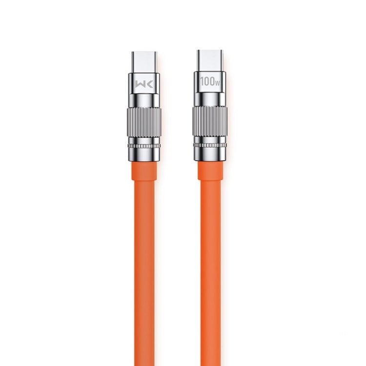 WK WDC - 188 Qjie Series 100W USB - C/Type - C to USB - C/Type - C Fast Charge Data Cable, Length: 1m, USB - C/Type - C to USB - C/Type - C - ORIWHIZ