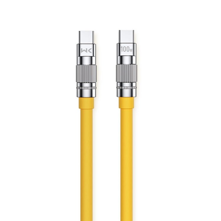 WK WDC - 188 Qjie Series 100W USB - C/Type - C to USB - C/Type - C Fast Charge Data Cable, Length: 1m, USB - C/Type - C to USB - C/Type - C - ORIWHIZ