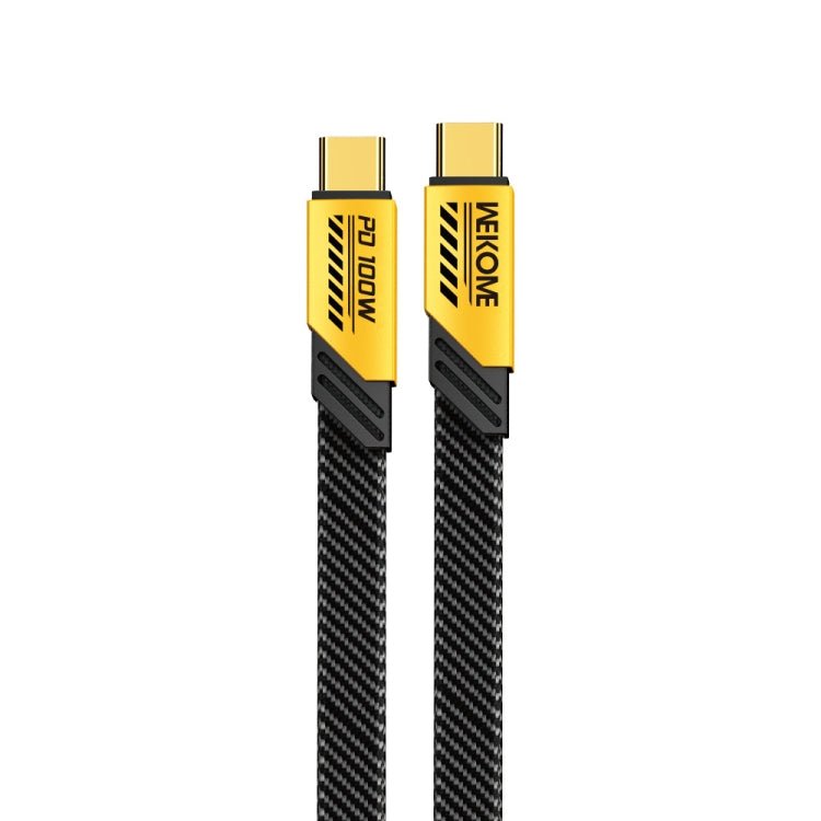 WK WDC - 192 Mech Series 100W USB - C/Type - C to USB - C/Type - C Fast Charge Data Cable, Length: 1m, USB - C/Type - C to USB - C/Type - C - ORIWHIZ